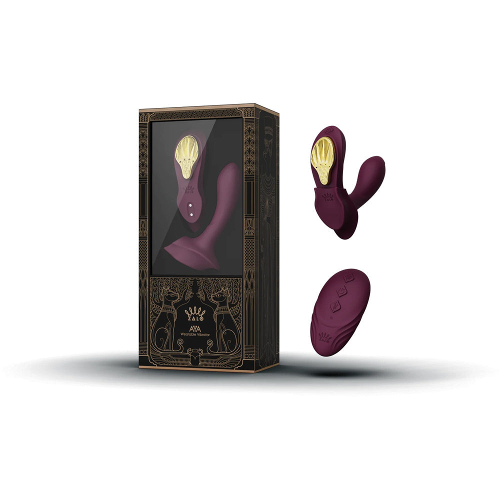 Zalo Legend Series Aya Velvet Purple Vibrator